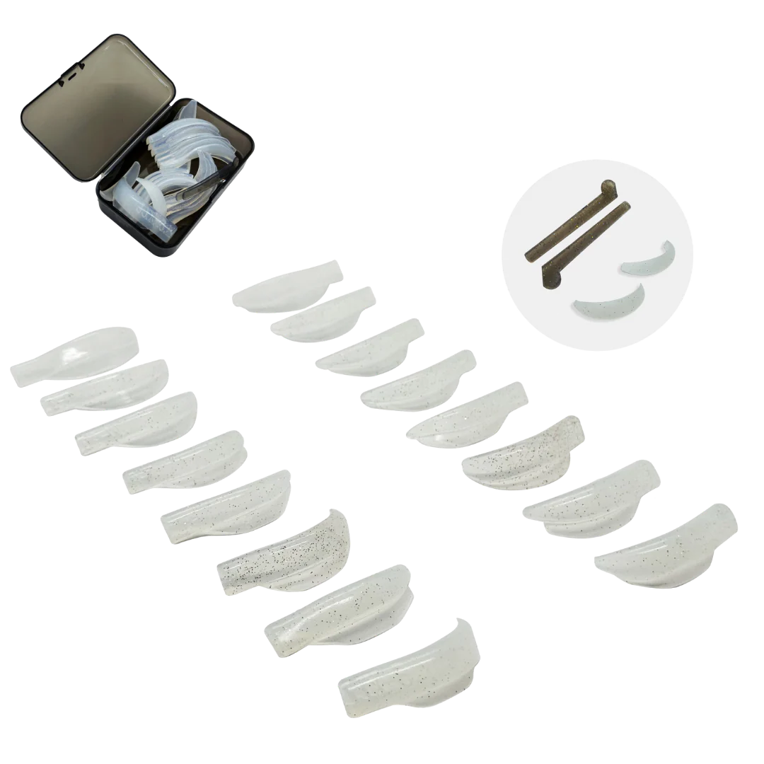 Universal Glittery Transparent Eyelash Lamination Shields – 8 Çift