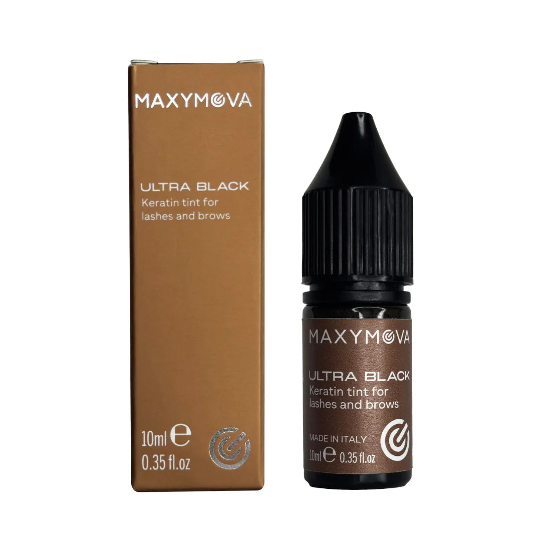 Ultra Siyah Sıvı Kirpik & Kaş Boyası – Keratin ile Yoğun Renk