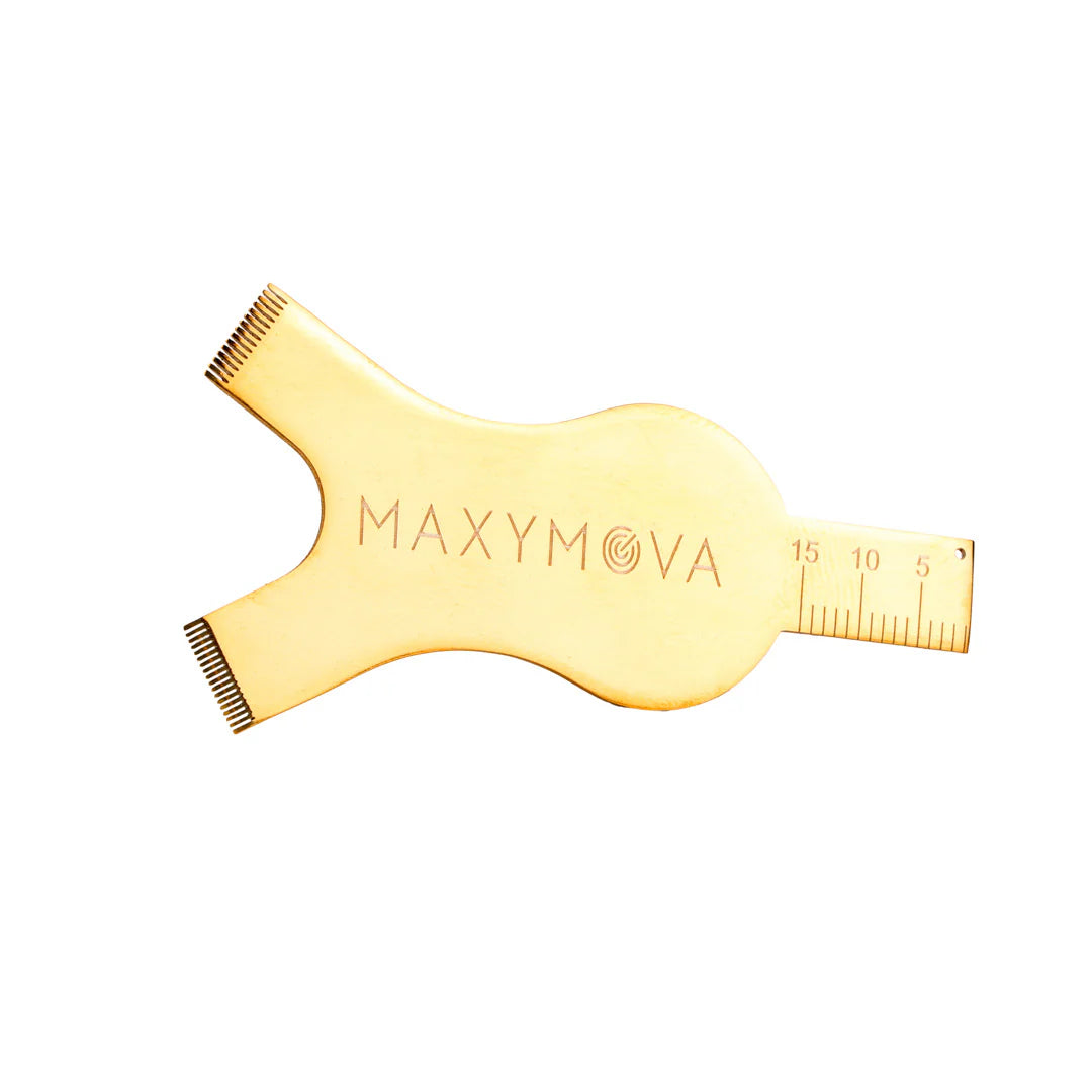 Golden Y Metal Tool – Kirpik Lifting için Hassas Tarak ve Ölçü Cetveli