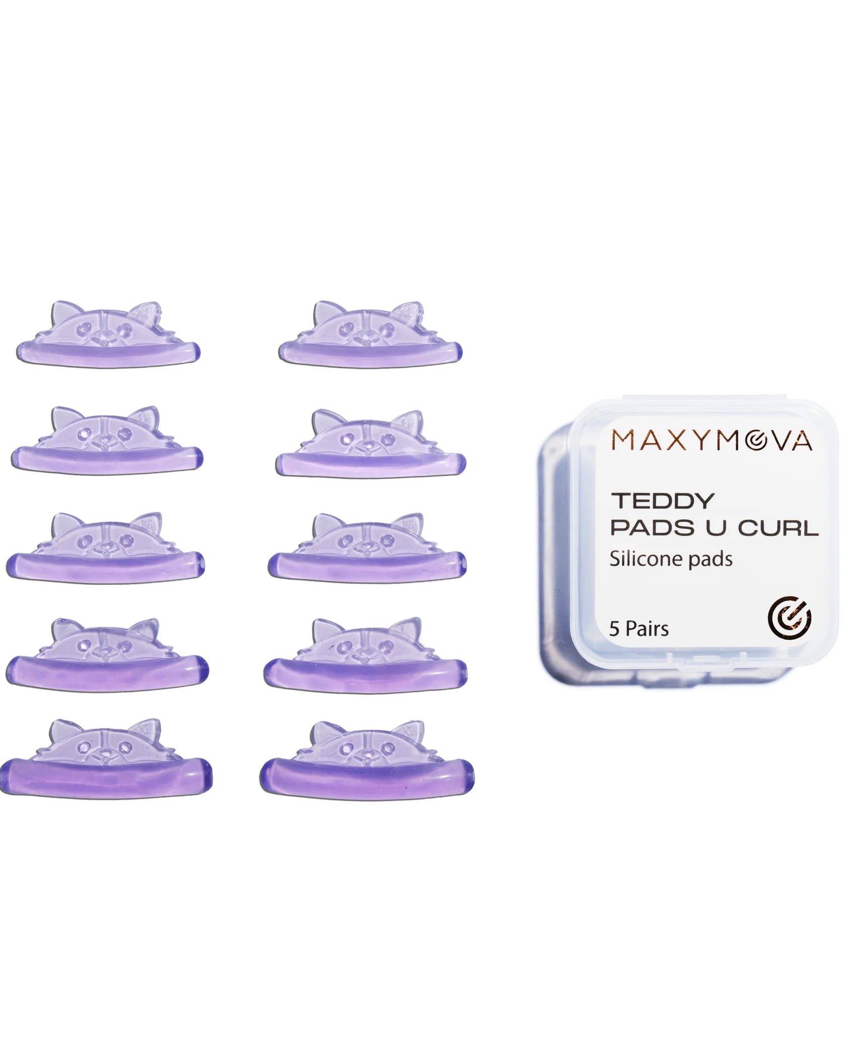 TEDDY Ultra-Yapışkan Silikon Kirpik Lift Pedleri – U-Kıvrım İçin