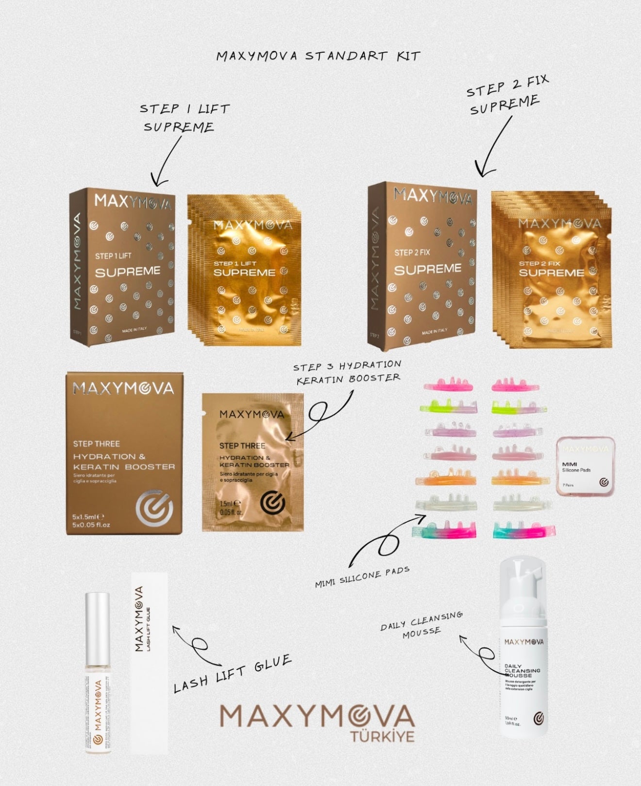 STANDART KİT - KAŞ & KİRPİK LAMİNASYON