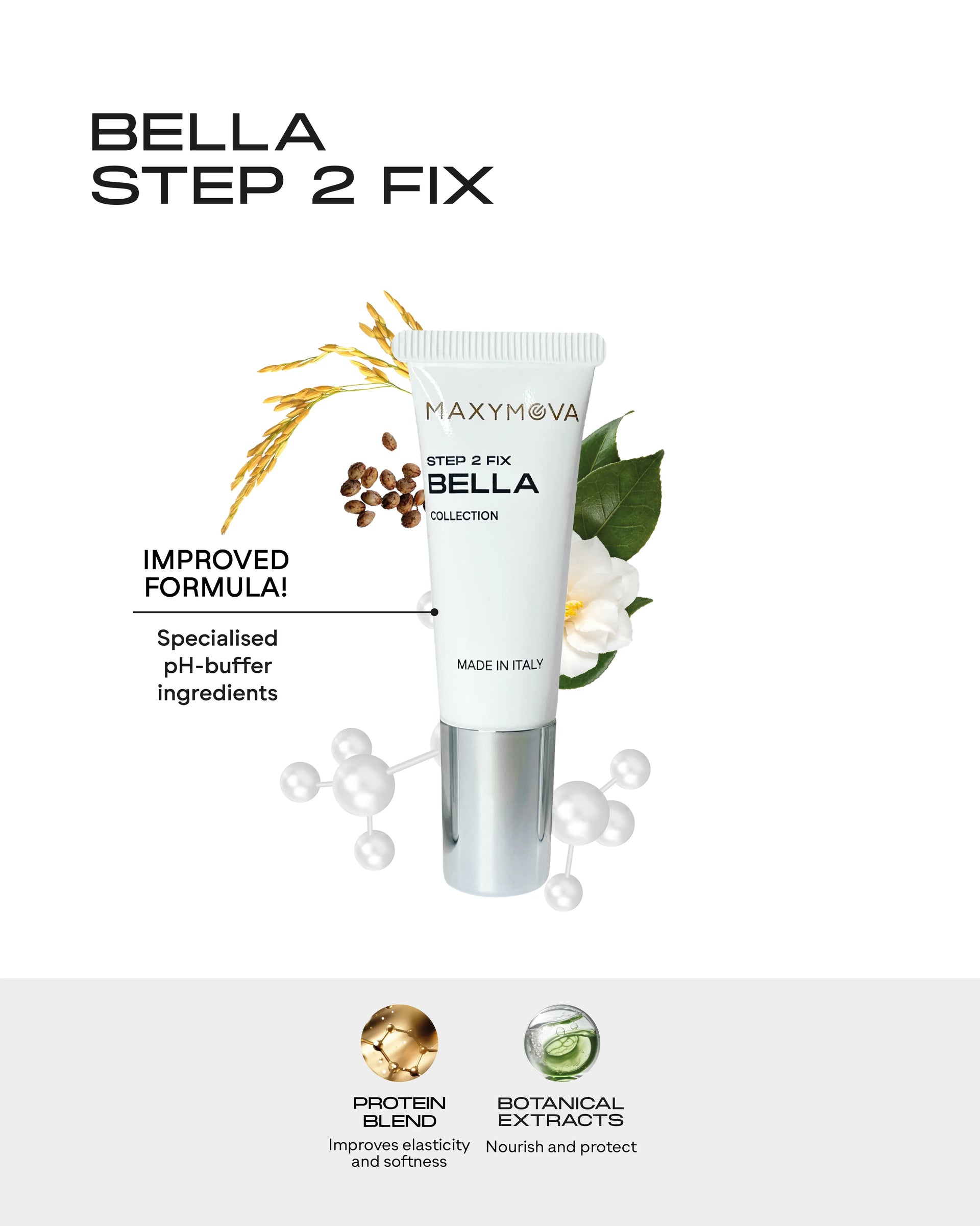Bella Collection Step 2 Fixing Cream
Kaş ve Kirpik Laminasyonu İçin Sabitleyici Krem
10 ml Tüp