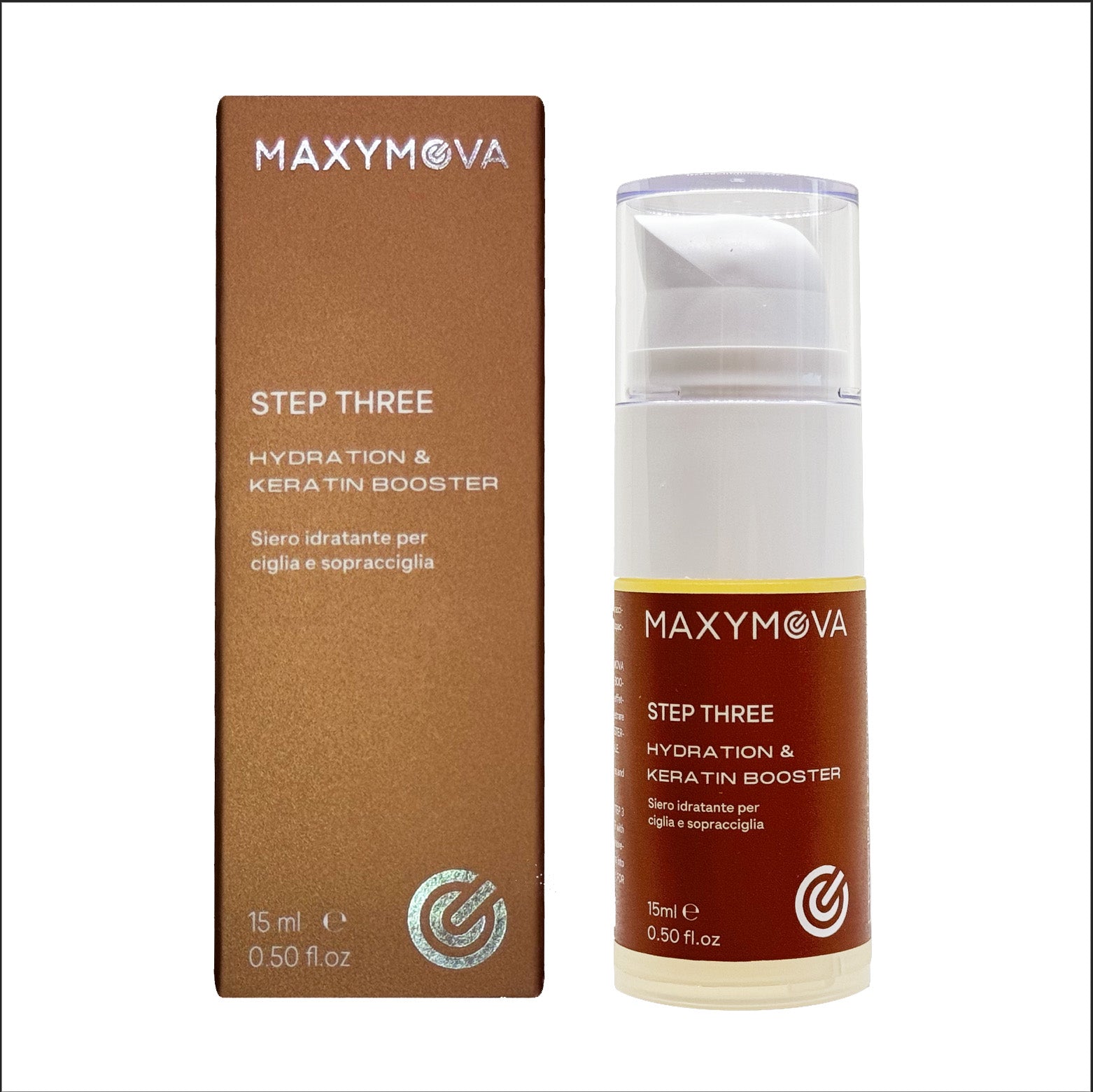 Step 3 KAŞ VE KIRPIK LAMINASYONU IÇIN NEMLENDIRME VE KERATIN GÜÇLENDIRICI, 15 ML